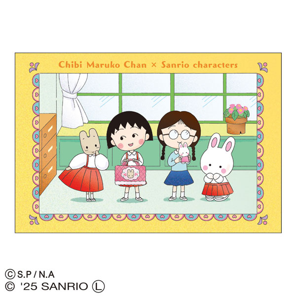 ちびまる子ちゃん×サンリオキャラクターズ ポストカード(教室)[トーシンパック]《発売済・在庫品》