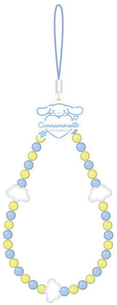 サンリオキャラクターズ モバイルハンドストラップ シナモロール[グルマンディーズ]《発売済・在庫品》