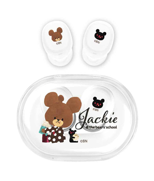 くまのがっこう ジャッキーズチョコレート 完全ワイヤレス クリア