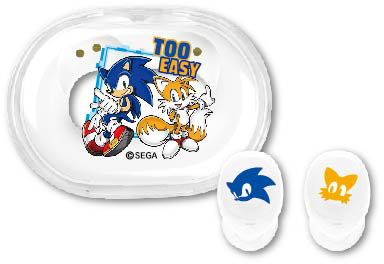 ソニック・ザ・ヘッジホッグ 完全ワイヤレス クリアステレオイヤホン ソニック＆テイルス[グルマンディーズ]《１０月予約》