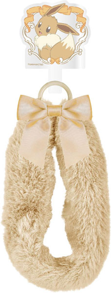 ポケットモンスター マルチリングプラス ファーハンドストラップ イーブイ[グルマンディーズ]《発売済・在庫品》