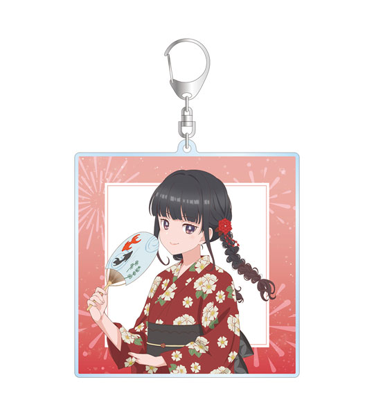 TVアニメ「うたごえはミルフィーユ」 描き下ろし ムスブ 夏祭りver. BIGアクリルキーホルダー[アルマビアンカ]《発売済・在庫品》