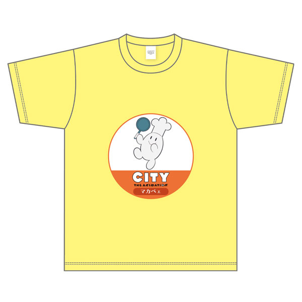 イエロー XL キャラクターTシャツ CITY THE ANIMATION』TシャツB (イエロー) XLサイズ[ATFES