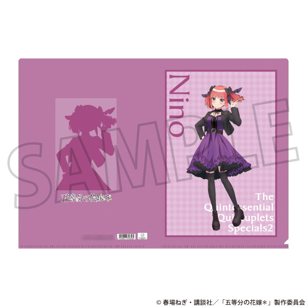 五等分の花嫁* クリアファイル 中野二乃[ムービック]