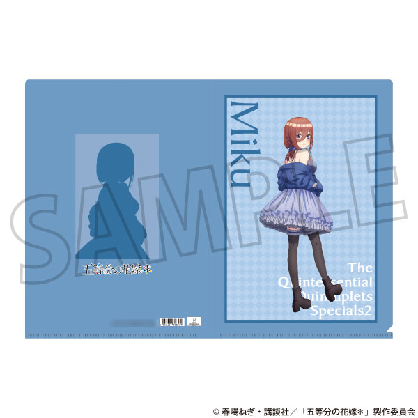 五等分の花嫁* クリアファイル 中野三玖[ムービック]