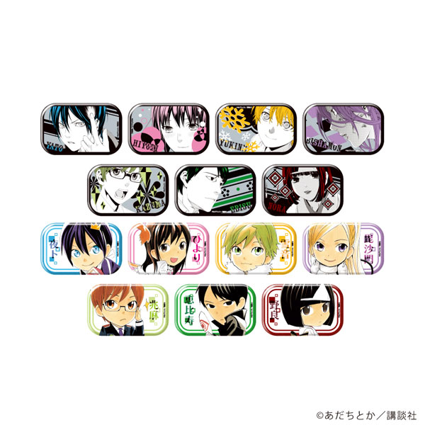 スクエア缶バッジ「ノラガミ」01/公式イラスト 14個入りBOX[A3]《在庫切れ》
