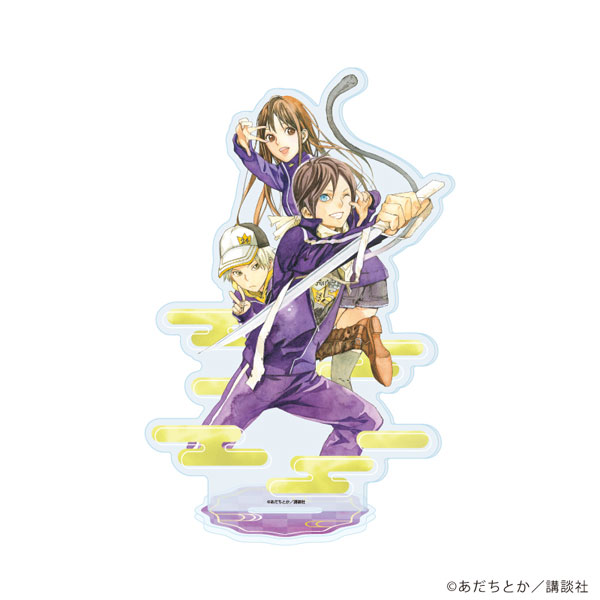 ノラガミ　グッズセット　夜ト・雪音・ひより他　アクリルスタンド・カード・ミラー等 アクリルスタンド「ノラガミ」03/夜ト＆壱岐ひより＆雪音(公式