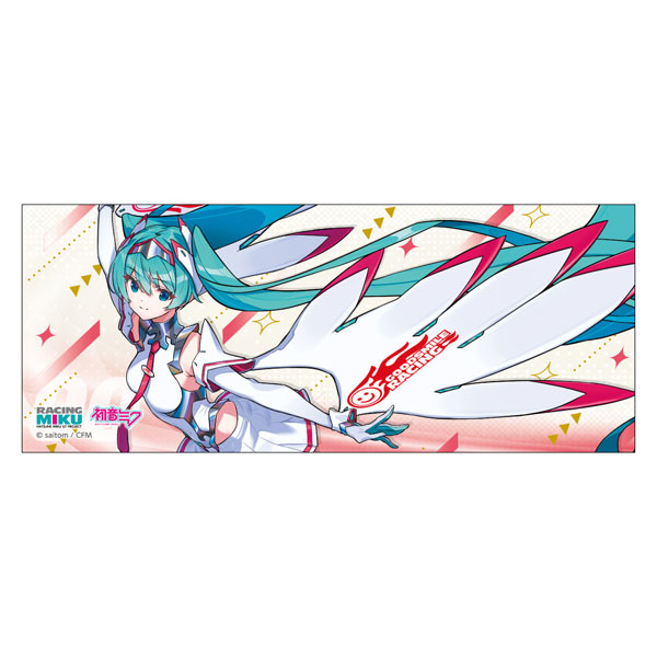 初音ミク レーシングVer.SPA 2025応援Ver. フェイスタオル[キャラバン]