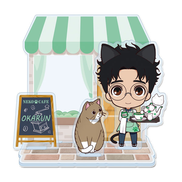 TVアニメ『ダンダダン』 ぷちちょこ ミニアクリルジオラマ オカルン 猫カフェ[シーズナルプランツ]《発売済・在庫品》