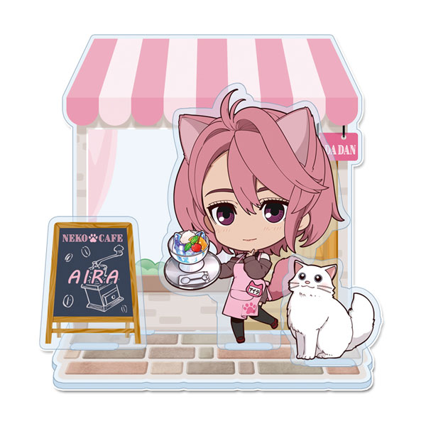 TVアニメ『ダンダダン』 ぷちちょこ ミニアクリルジオラマ アイラ 猫カフェ[シーズナルプランツ]《発売済・在庫品》