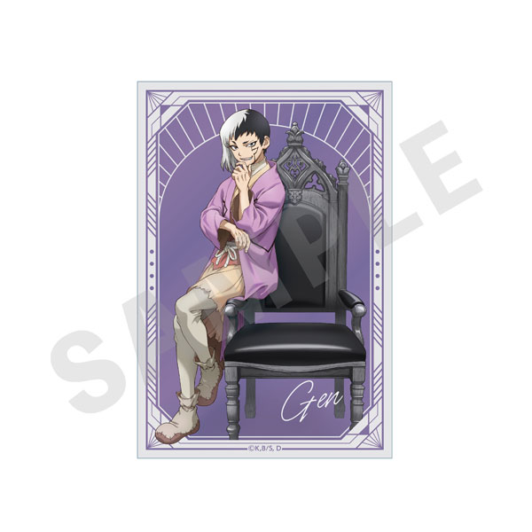 Dr.STONE」クリアイラストカード(あさぎりゲン)[coly]《発売済・在庫品》