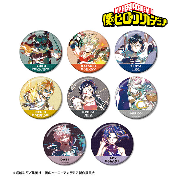 TVアニメ『僕のヒーローアカデミア』 トレーディング Ani-Art 第8弾 グリッター缶バッジ ver.B 8個入りBOX[アルマビアンカ]《在庫切れ》