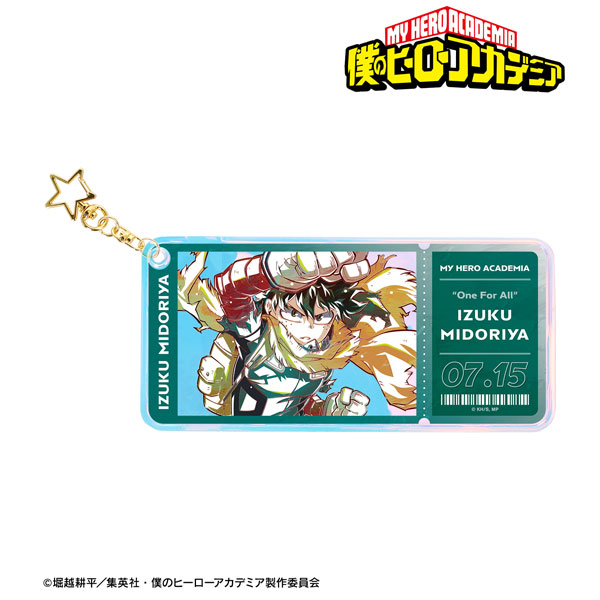 TVアニメ『僕のヒーローアカデミア』 緑谷出久 Ani-Art 第8弾 オーロラチケットホルダー[アルマビアンカ]《在庫切れ》