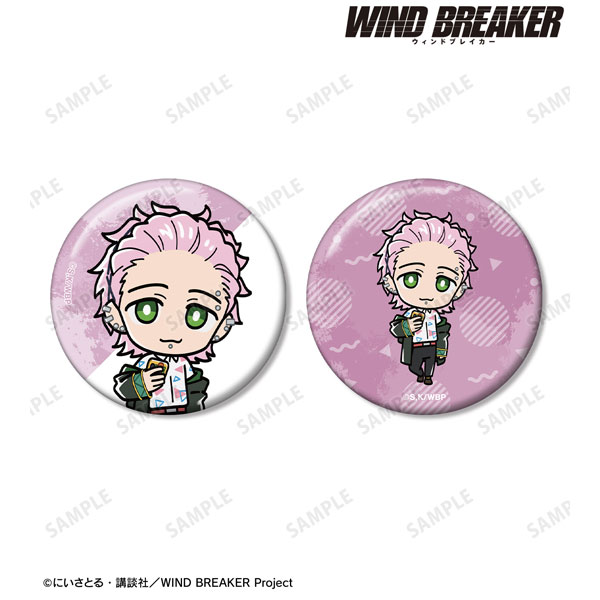 TVアニメ『WIND BREAKER』 桐生三輝 ちびキャラ 缶バッジ2個セット
