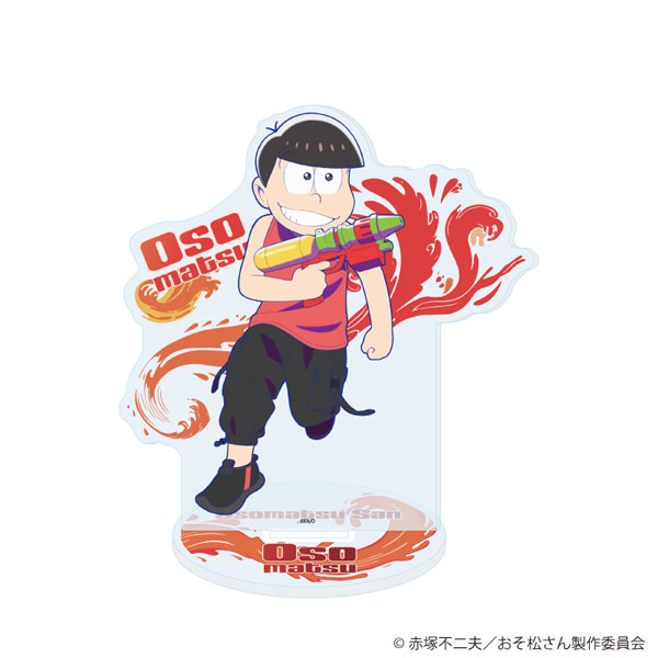 アクリルスタンド「おそ松さん」01/おそ松 ウォーターフェスver.(描き下ろしイラスト)[A3]《１０月予約》