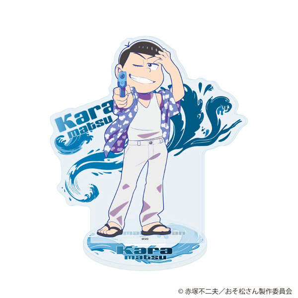 アクリルスタンド「おそ松さん」02/カラ松 ウォーターフェスver.(描き下ろしイラスト)[A3]《１０月予約》