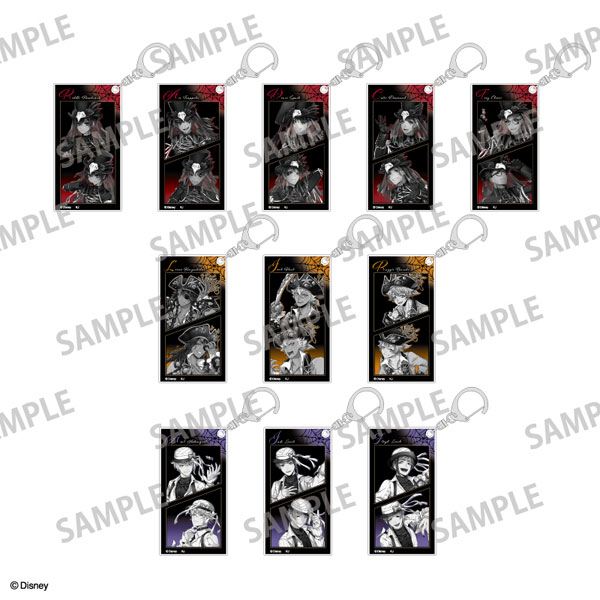 ディズニー ツイステッドワンダーランド スケアリー・ドレスver.-モノクローム- スリムキーホルダー VOL.1 BOX[カミオジャパン]《１０月予約》