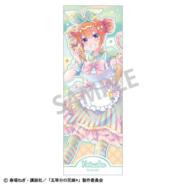 五等分の花嫁* ロングスクエア缶バッジ 中野四葉 アイス屋さん