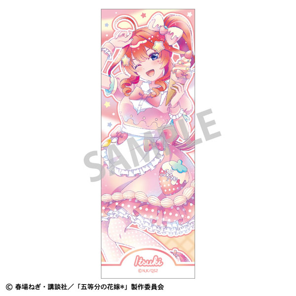 五等分の花嫁 中野五月 アイス屋さん 缶バッジ 五等分の花嫁∽ トレーディンググリッター缶バッジ アイス屋さん