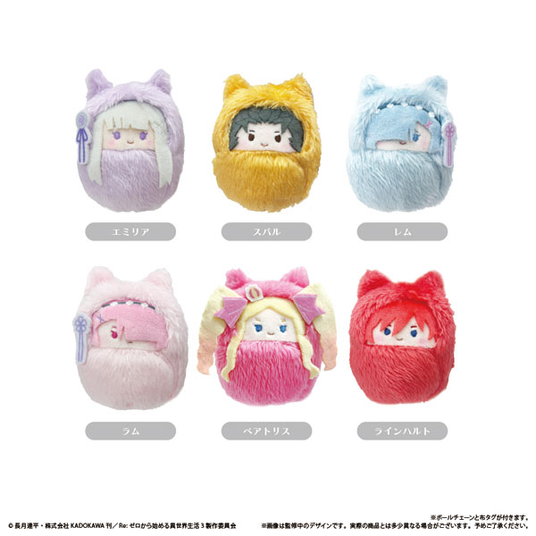 新品！ 【全てタグ付き】 在庫処分 総額10万越え ぬいぐるみセット売り Re：ゼロから始める異世界生活 くるみたぴぬい 6個入りBOX[タピオカ