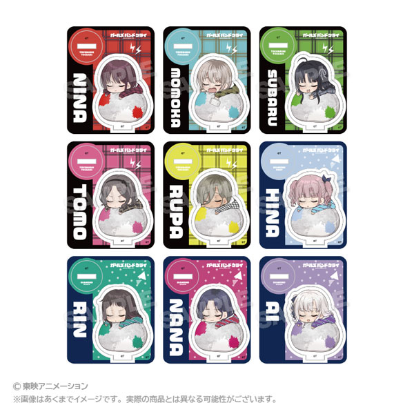 ガールズバンドクライ トレーディングふわみんアクリルマスコット 9個入りBOX