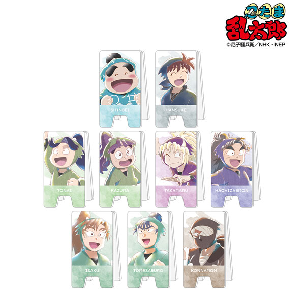 忍たま乱太郎 トレーディング Ani-Art aqua label 第2弾 アクリル立て看板風メモスタンド ver.C 9個入りBOX[アルマビアンカ]《在庫切れ》