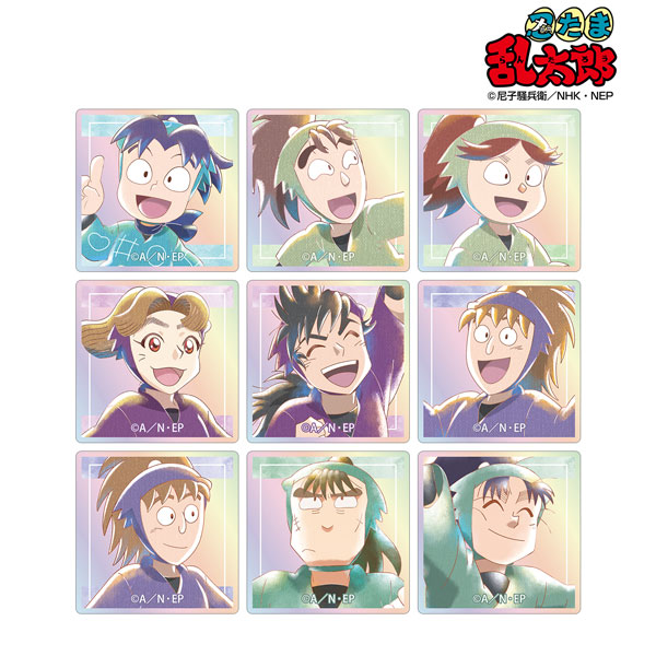 忍たま乱太郎 トレーディング Ani-Art aqua label 第2弾 オーロラアクリルタイル ver.B 9個入りBOX[アルマビアンカ]《在庫切れ》
