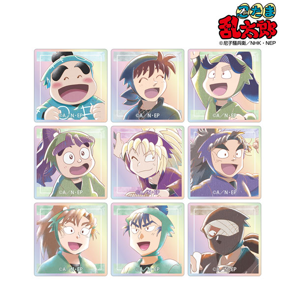 忍たま乱太郎 トレーディング Ani-Art aqua label 第2弾 オーロラアクリルタイル ver.C 9個入りBOX[アルマビアンカ]《在庫切れ》