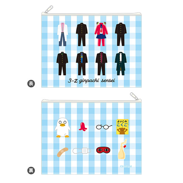 3年Z組銀八先生 フラットポーチ[ムービック]《発売済・在庫品》