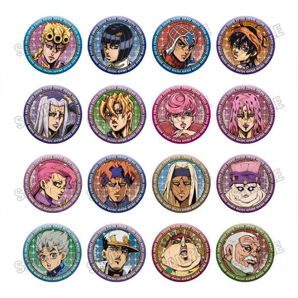 アニメ『ジョジョの奇妙な冒険 黄金の風』 缶バッジコレクション