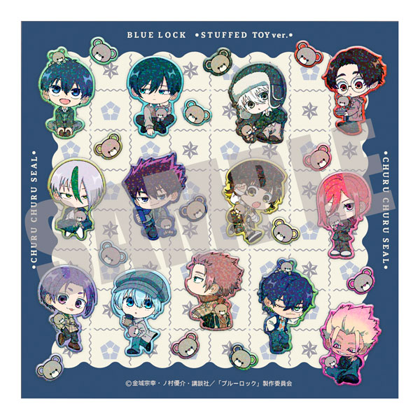 ブルーロック ちゅるちゅるシール STUFFED TOY ver.[キャビネット]《１０月予約》
