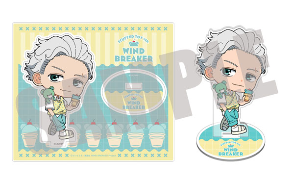 WIND.BREAKER 梅宮一 フィギュア アクリルスタンド ぬいぐるみ WIND BREAKER アクリルスタンド 梅宮一 STUFFED TOY ver.[キャビネット