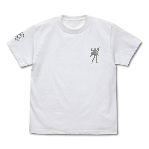 Fate/Grand Order セイバー/沖田総司 ワンポイント刺繍Tシャツ/WHITE-M（再販）[コスパ]《０８月予約》