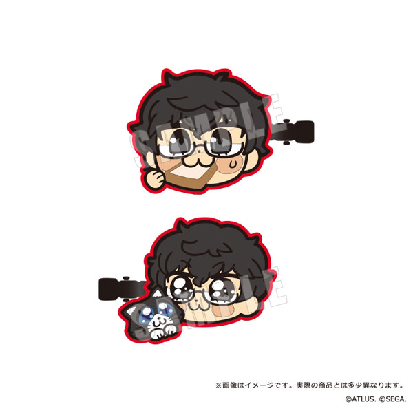 ペルソナ5 ザ・ロイヤル 大川ぶくぶ ぬいぐるみマスコット 8種 シール4