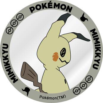 ポケットモンスター MagSafe対応メタルステッカー ミミッキュ[グルマンディーズ]《１１月予約》