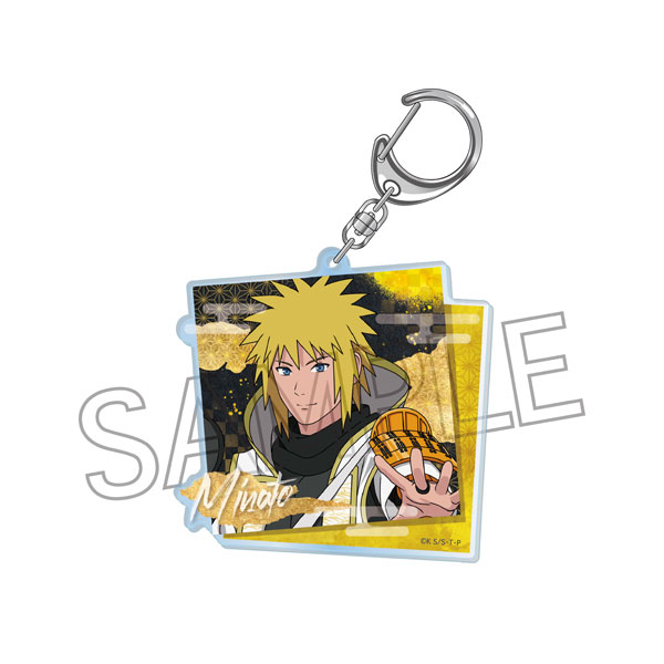 NARUTO-ナルト- 疾風伝 アクリルキーホルダー 忍武者 波風ミナト