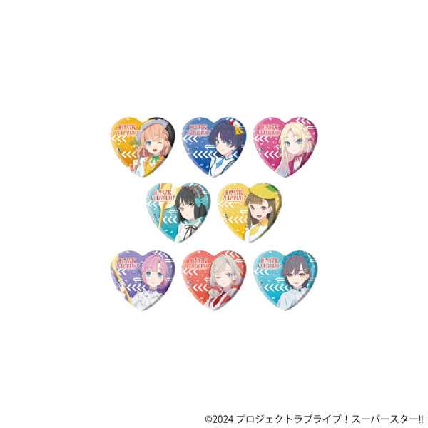 ハート型缶バッジ「ラブライブ！蓮ノ空女学院スクールアイドル