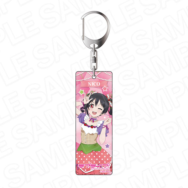 矢澤にこ にこにー ラブライブ！ シートキーホルダー AnimeJapan 限定 ラブライブ！ プレートキーホルダー 矢澤にこ Cafe party ver