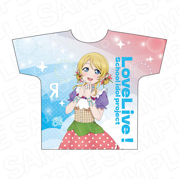 ラブライブ！ フルグラフィックTシャツ 絢瀬絵里 Cafe party ver[コンテンツシード]《１１月予約》