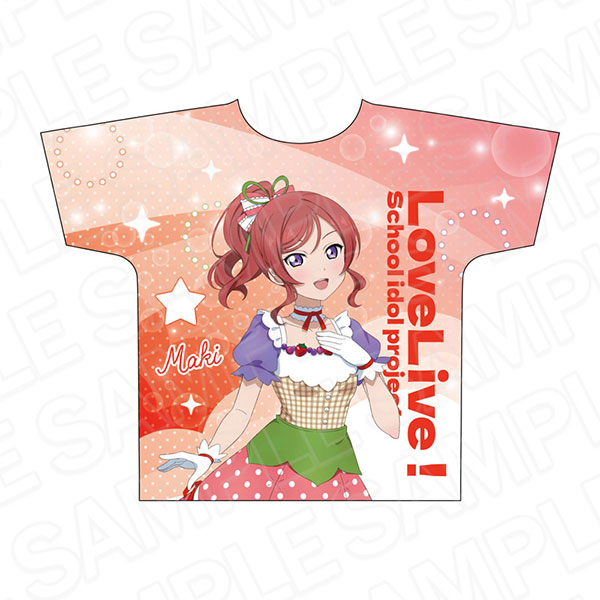 ラブライブ！ フルグラフィックTシャツ 西木野真姫 Cafe party ver