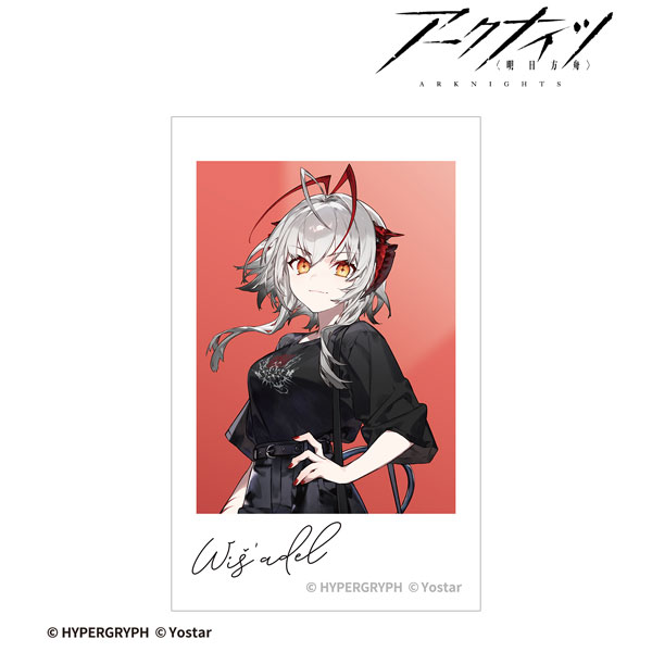 【希少・サヴィニャックオマージュ】フランソワ・アヴリル　イラスト　額入　未開封 アークナイツ ウィシャデル ショッピングver. インスタントカメラ風