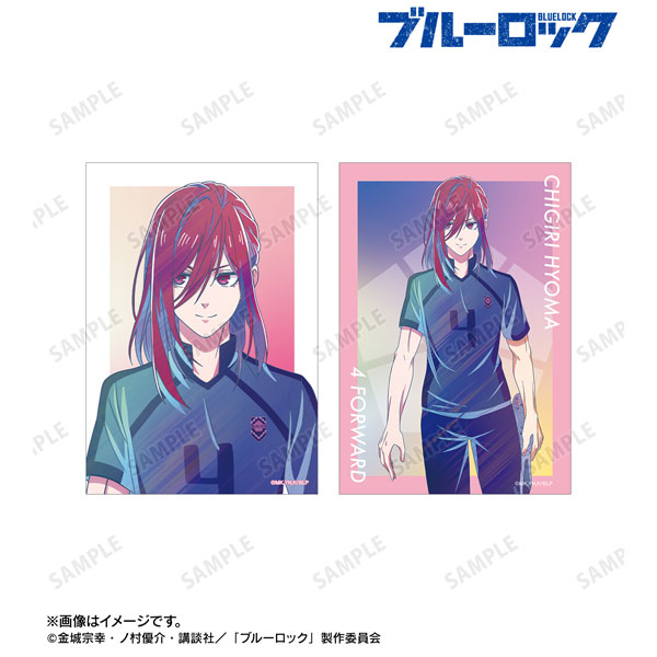 TVアニメ『ブルーロック』 描き下ろし 千切豹馬 試合前の準備中ver. Ani-Art clear label ブロマイド2枚セット[アルマビアンカ]《１２月予約》