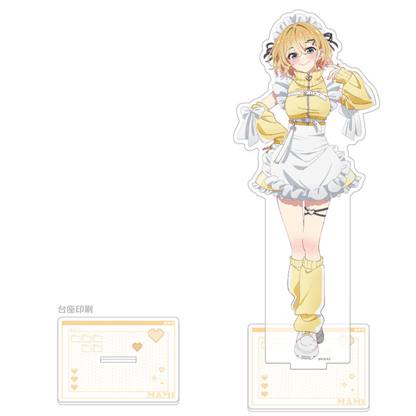 [彼女、お借りします]描き下ろし特大アクリルスタンド(七海麻美/ジャージメイド)[カーテン魂]《在庫切れ》