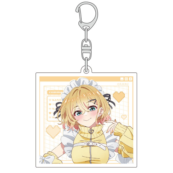 [彼女、お借りします]描き下ろしアクリルキーホルダー(七海麻美/ジャージメイド)[カーテン魂]《発売済・在庫品》