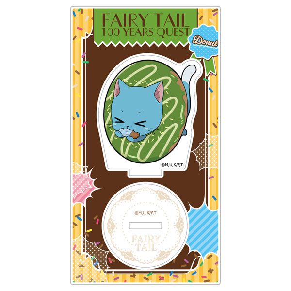 [FAIRY TAIL 100年クエスト]アクリルスタンド(ハッピー/ドーナツ)[Parflette-パルフレット-]《１２月予約》