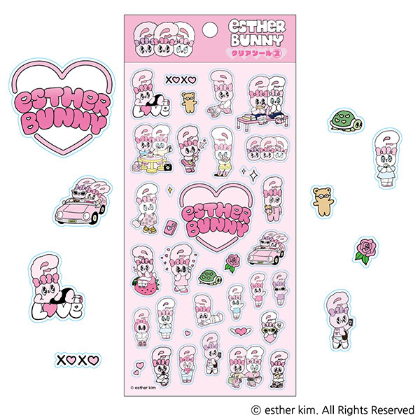 エスターバニー クリアシール(2)（再販）[エンスカイ]《０１月予約》