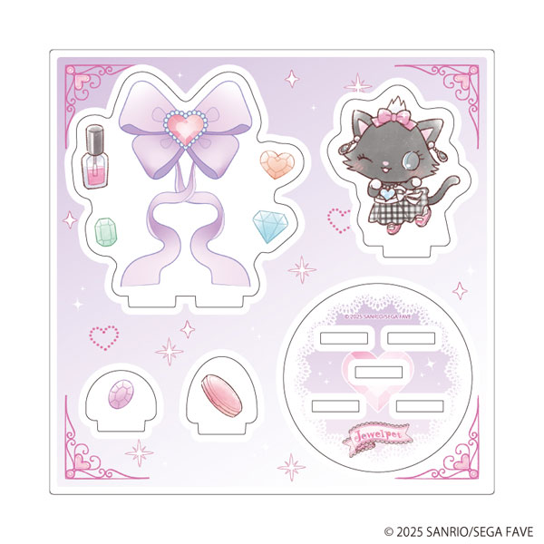 アクリルスタンドプレート 「ジュエルペット」04/ダイアナ(グラフアートイラスト)[A3]《１１月予約》