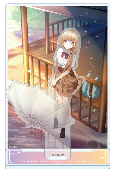 お隣の天使様にいつの間にか駄目人間にされていた件 描き下ろしアクリルスタンド 椎名真昼(雨上がり)（再販）[エムズファクトリー]《発売済・在庫品》