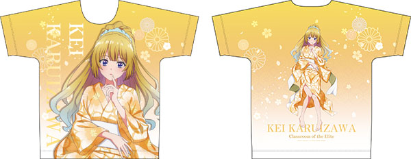 軽井沢恵 Tシャツ フルグラフィック ようこそ実力至上主義の教室へ FaNeMa / ようこそ実力至上主義の教室へ フルグラフィックT