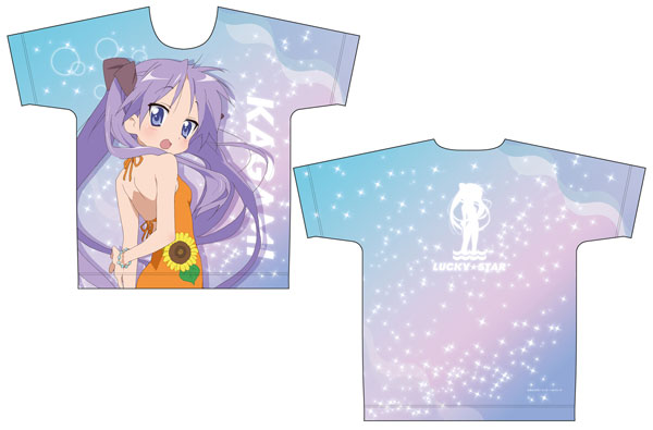 らき☆すた フルグラフィックシャツ 柊かがみ(水着) XL（再販）[エムズファクトリー]《発売済・在庫品》